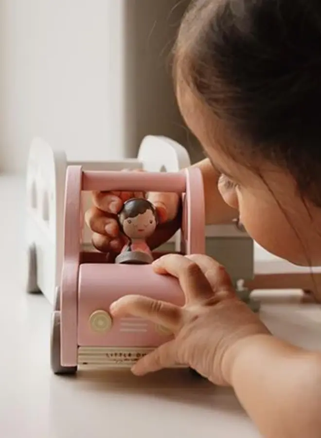 Little Dutch - Speelgoed auto met caravan