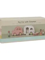 Little Dutch Little Dutch - Speelgoed auto met caravan