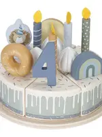 Little Dutch Little Dutch - Verjaardagstaart blauw