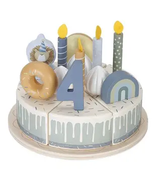 Little Dutch - Verjaardagstaart blauw