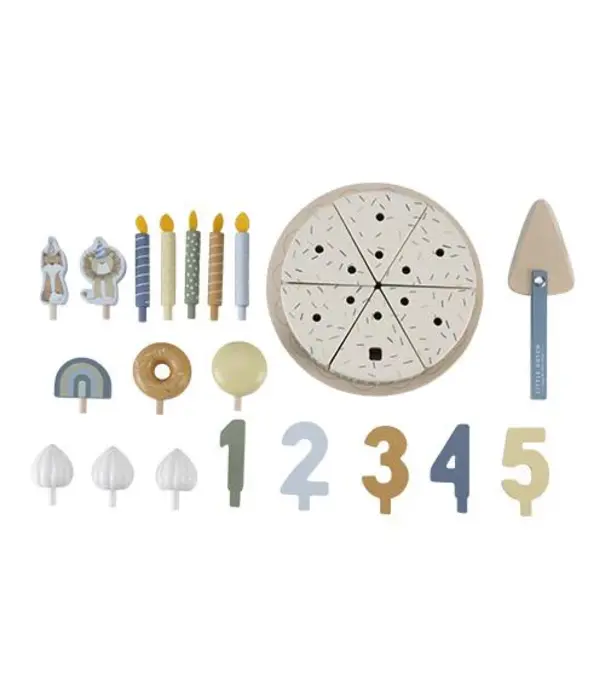 Little Dutch Little Dutch - Verjaardagstaart blauw