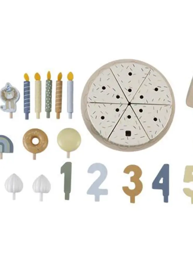 Little Dutch - Verjaardagstaart blauw