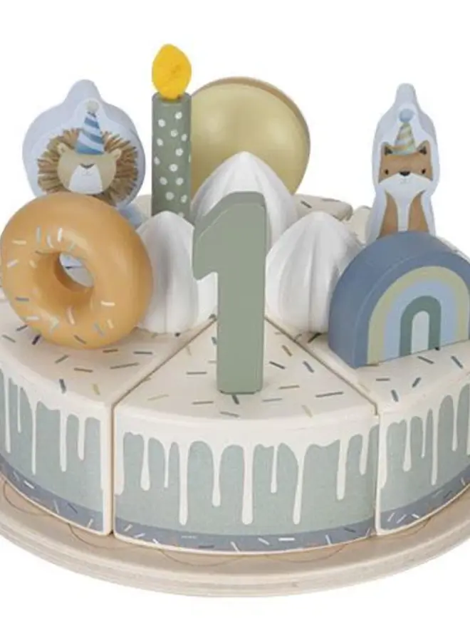 Little Dutch - Verjaardagstaart blauw