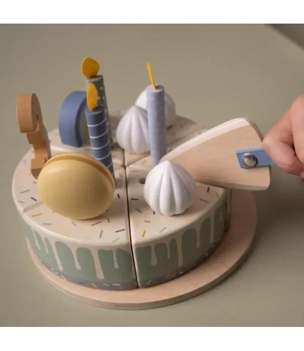 Little Dutch Little Dutch - Verjaardagstaart blauw