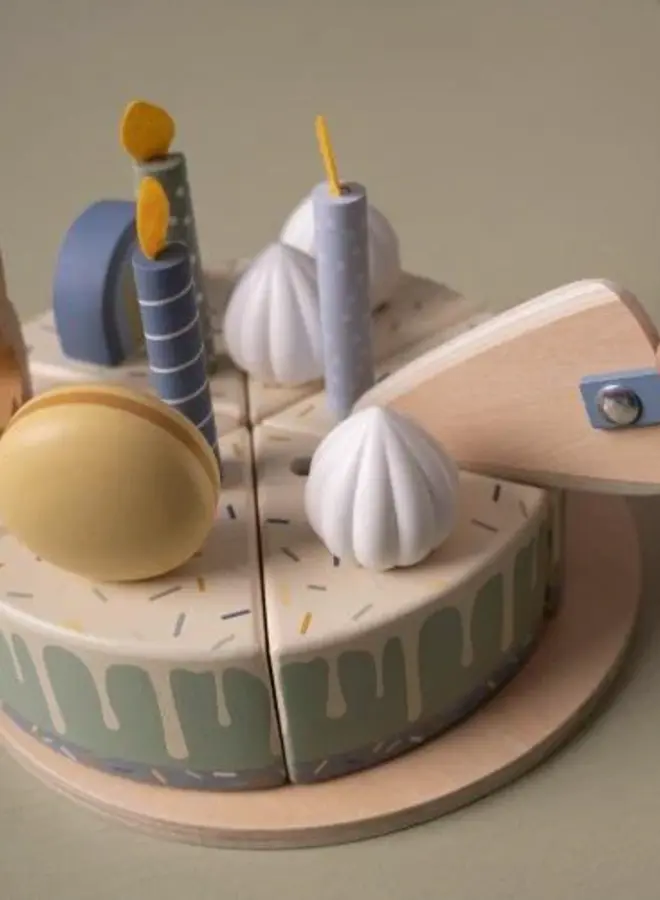 Little Dutch - Verjaardagstaart blauw