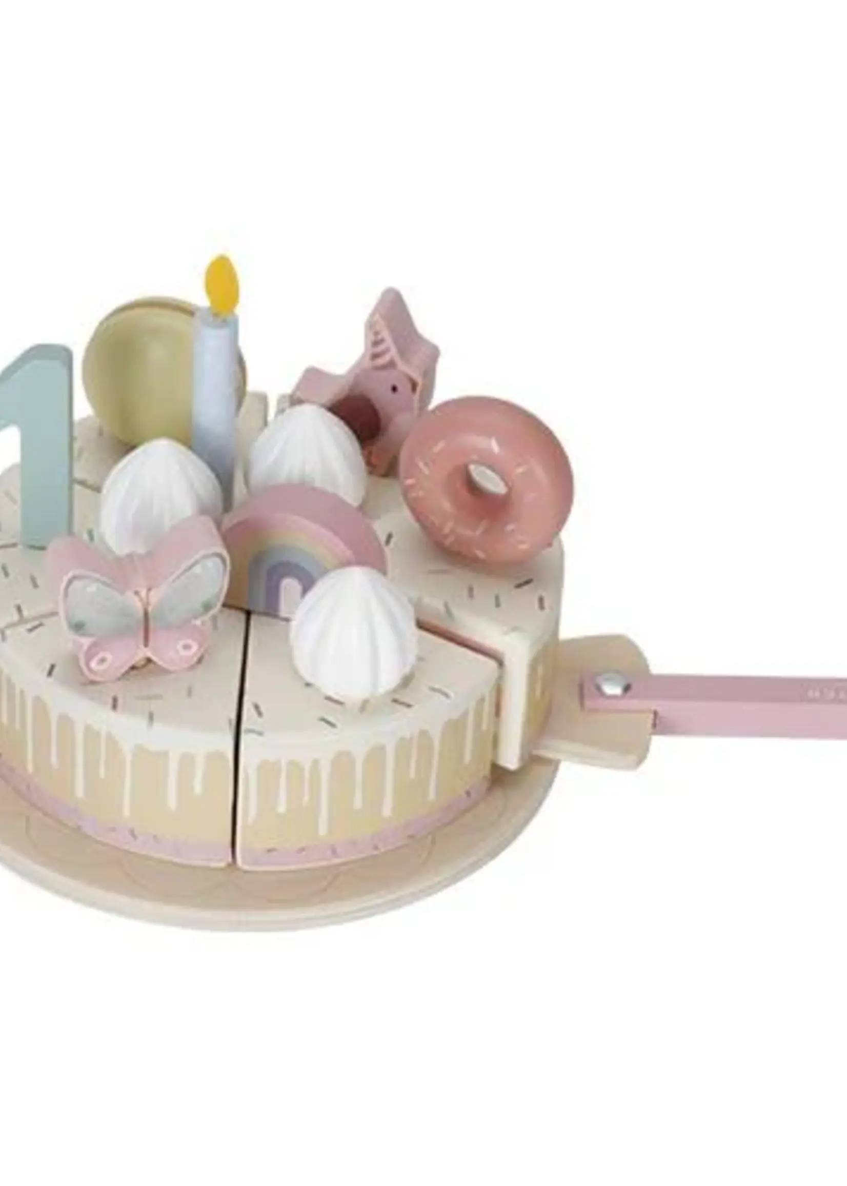 Little Dutch Little Dutch - Verjaardagstaart roze