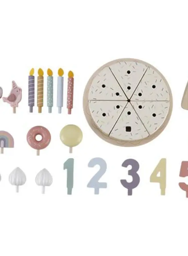 Little Dutch - Verjaardagstaart roze