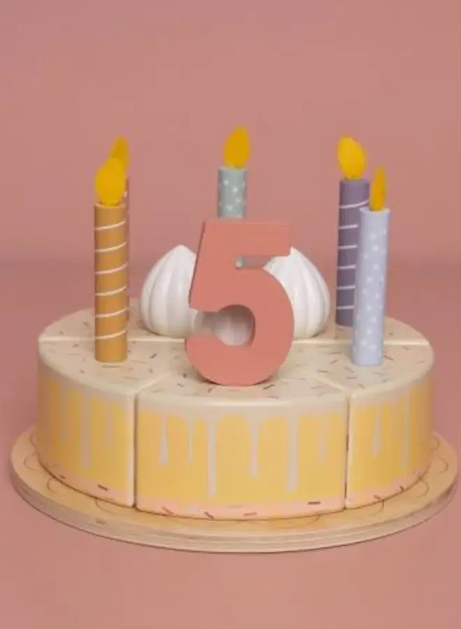 Little Dutch - Verjaardagstaart roze