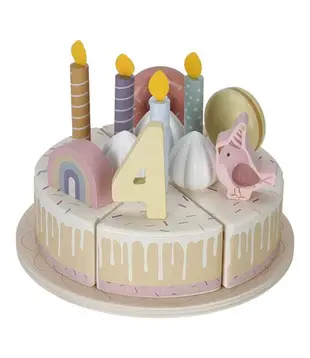 Little Dutch - Verjaardagstaart roze