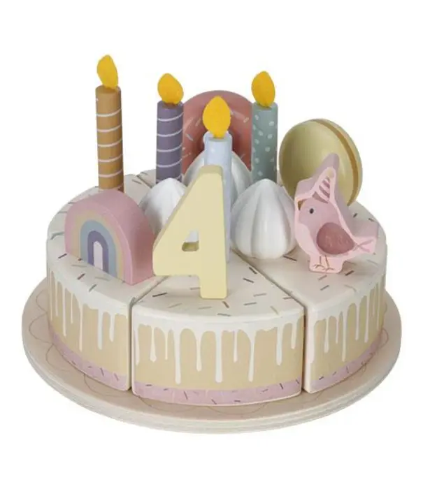 Little Dutch Little Dutch - Verjaardagstaart roze