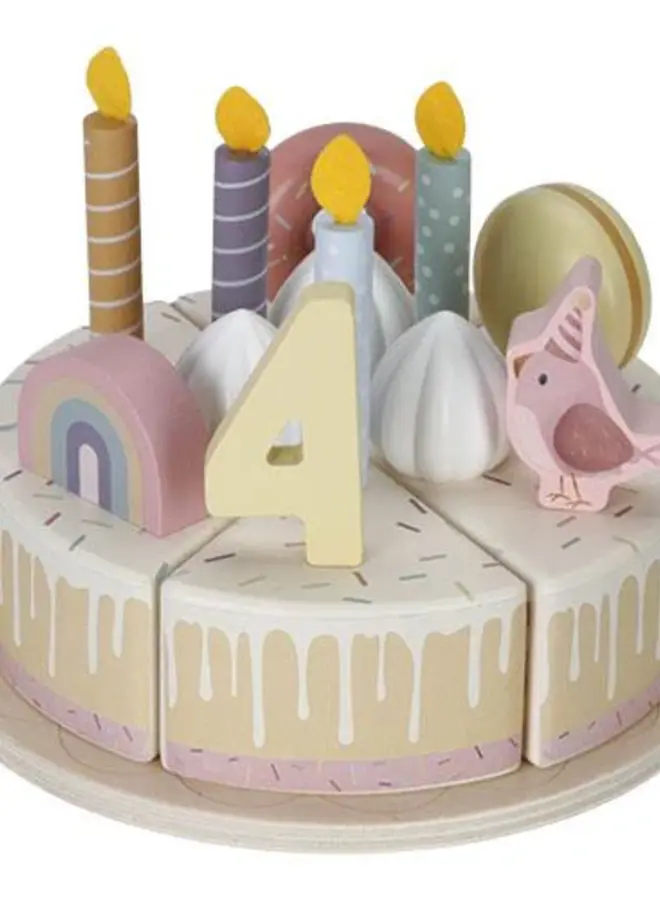 Little Dutch - Verjaardagstaart roze