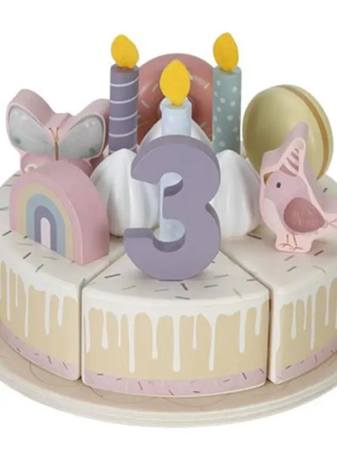 Little Dutch - Verjaardagstaart roze