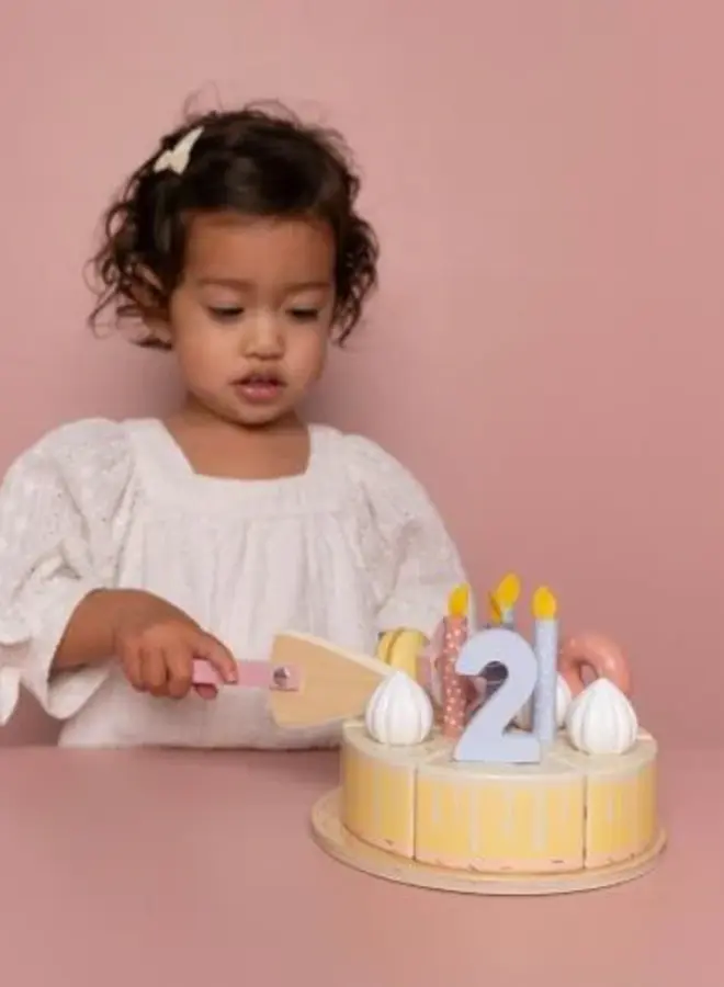 Little Dutch - Verjaardagstaart roze