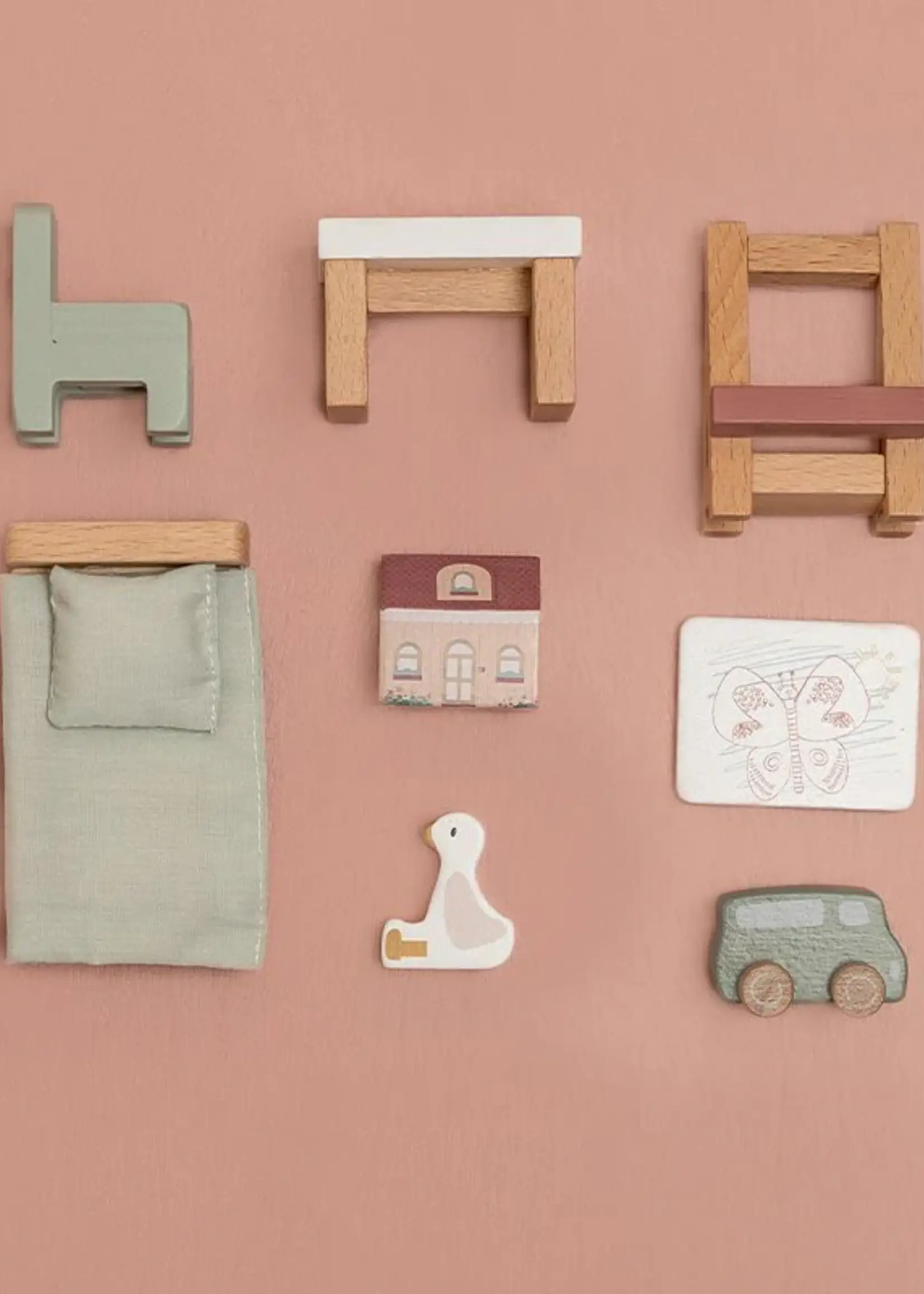 Little Dutch Little Dutch - Aanvulset poppenhuis kinderkamer