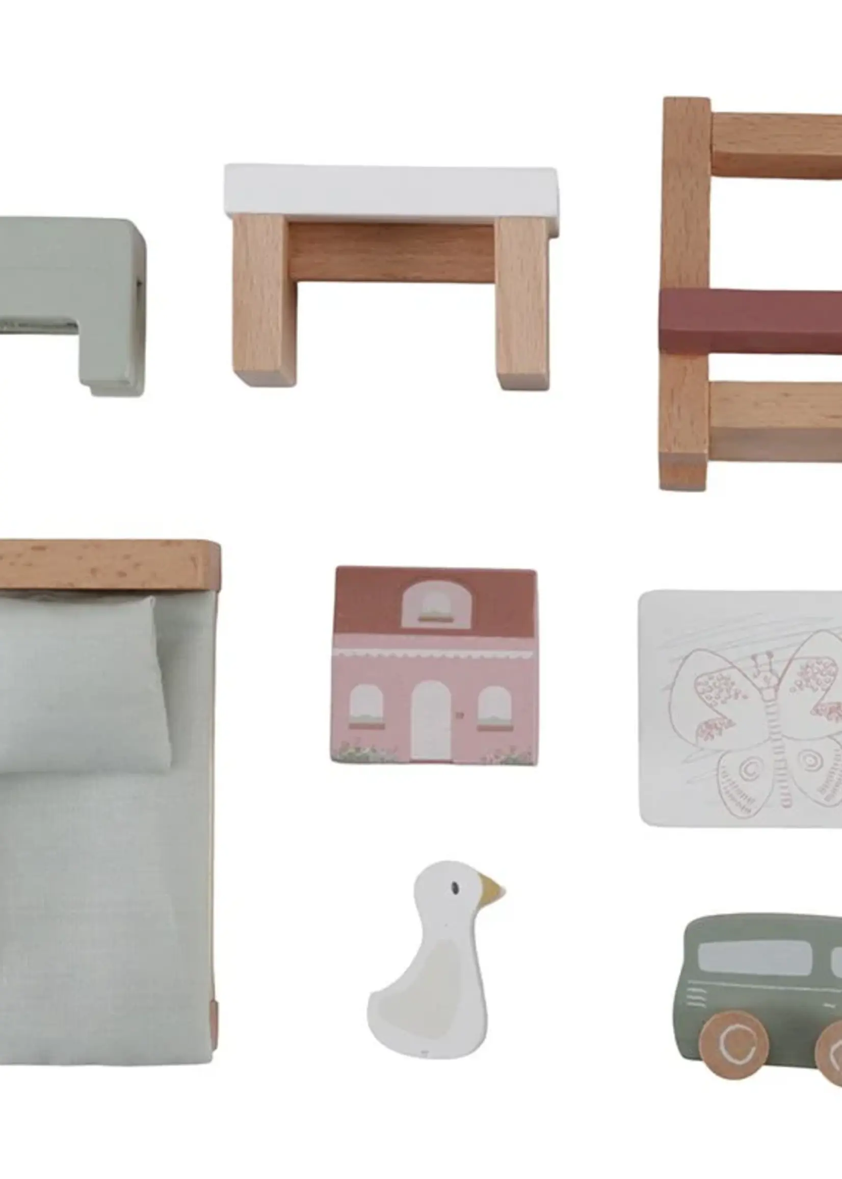 Little Dutch Little Dutch - Aanvulset poppenhuis kinderkamer