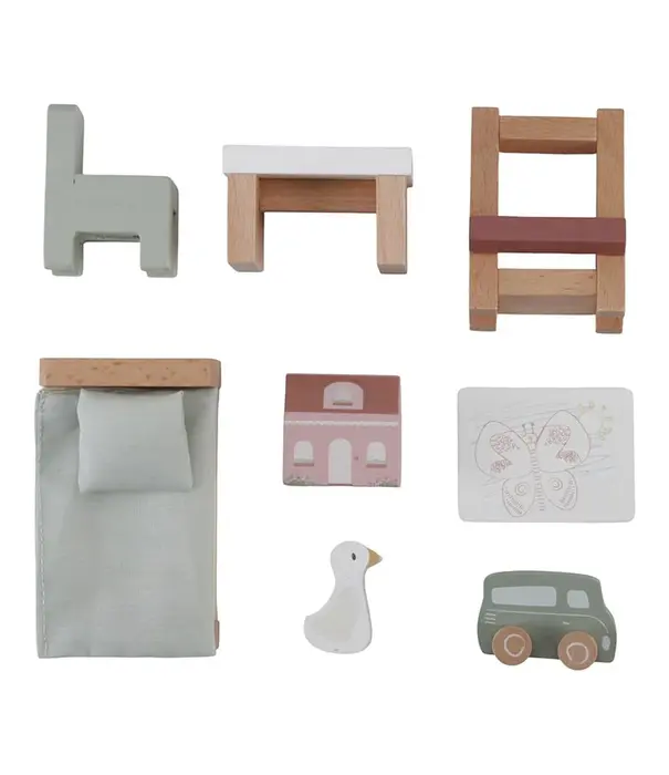 Little Dutch Little Dutch - Aanvulset poppenhuis kinderkamer