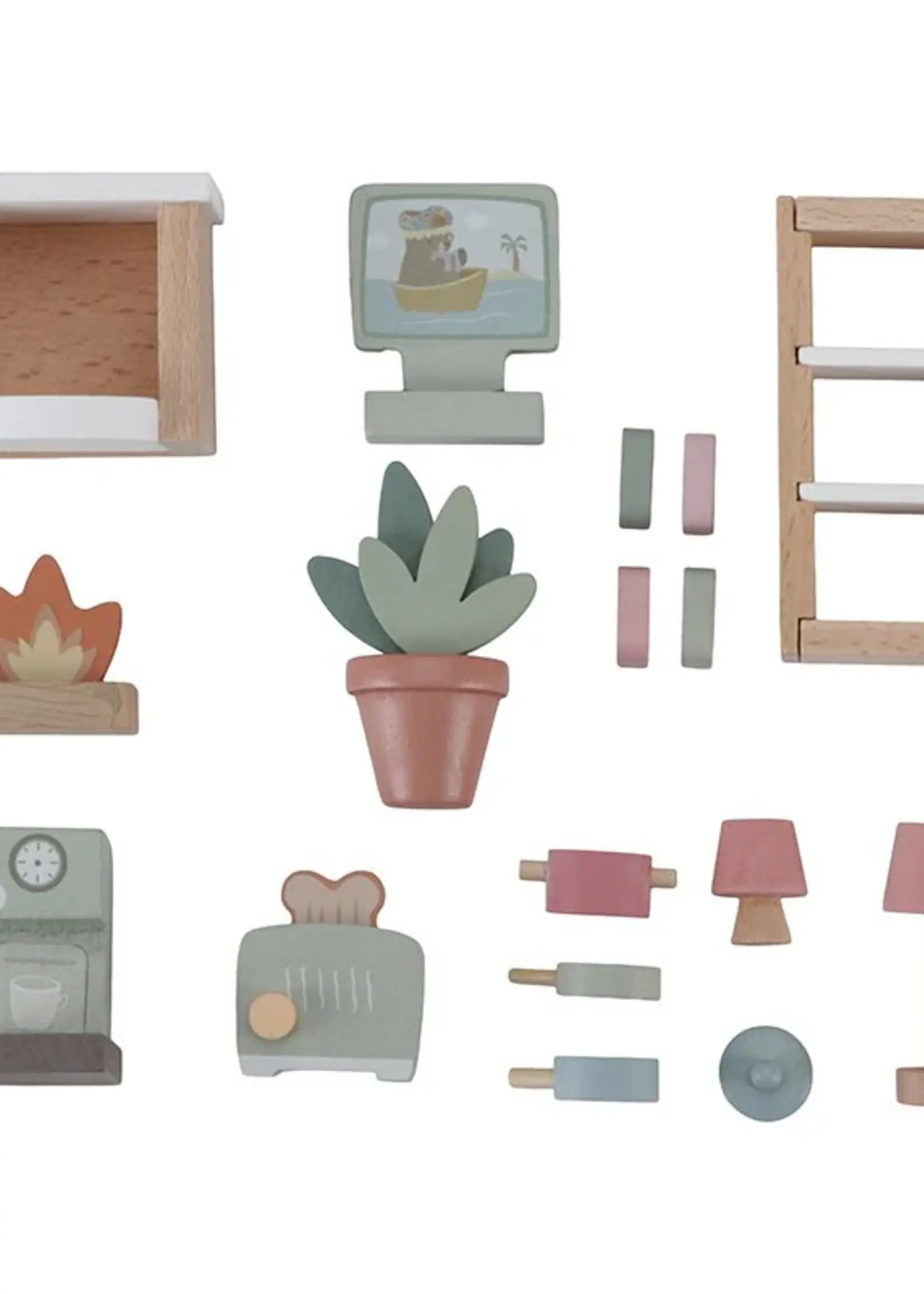 Little Dutch Little Dutch - Aanvulset poppenhuis meubels