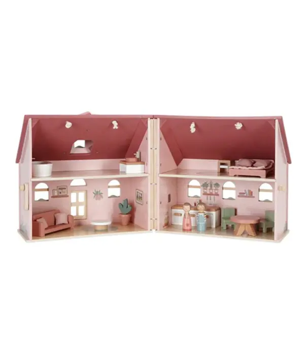 Little Dutch Little Dutch - Draagbaar houten poppenhuis