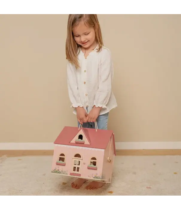 Little Dutch Little Dutch - Draagbaar houten poppenhuis