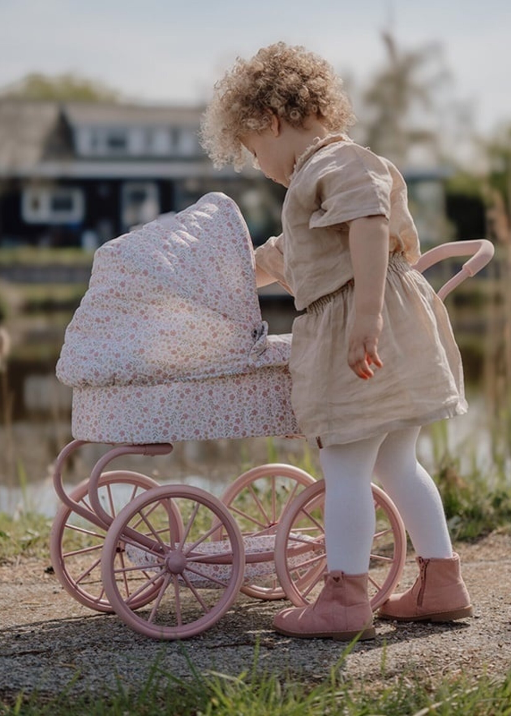 Little Dutch Little Dutch - Poppenwagen Textiel
