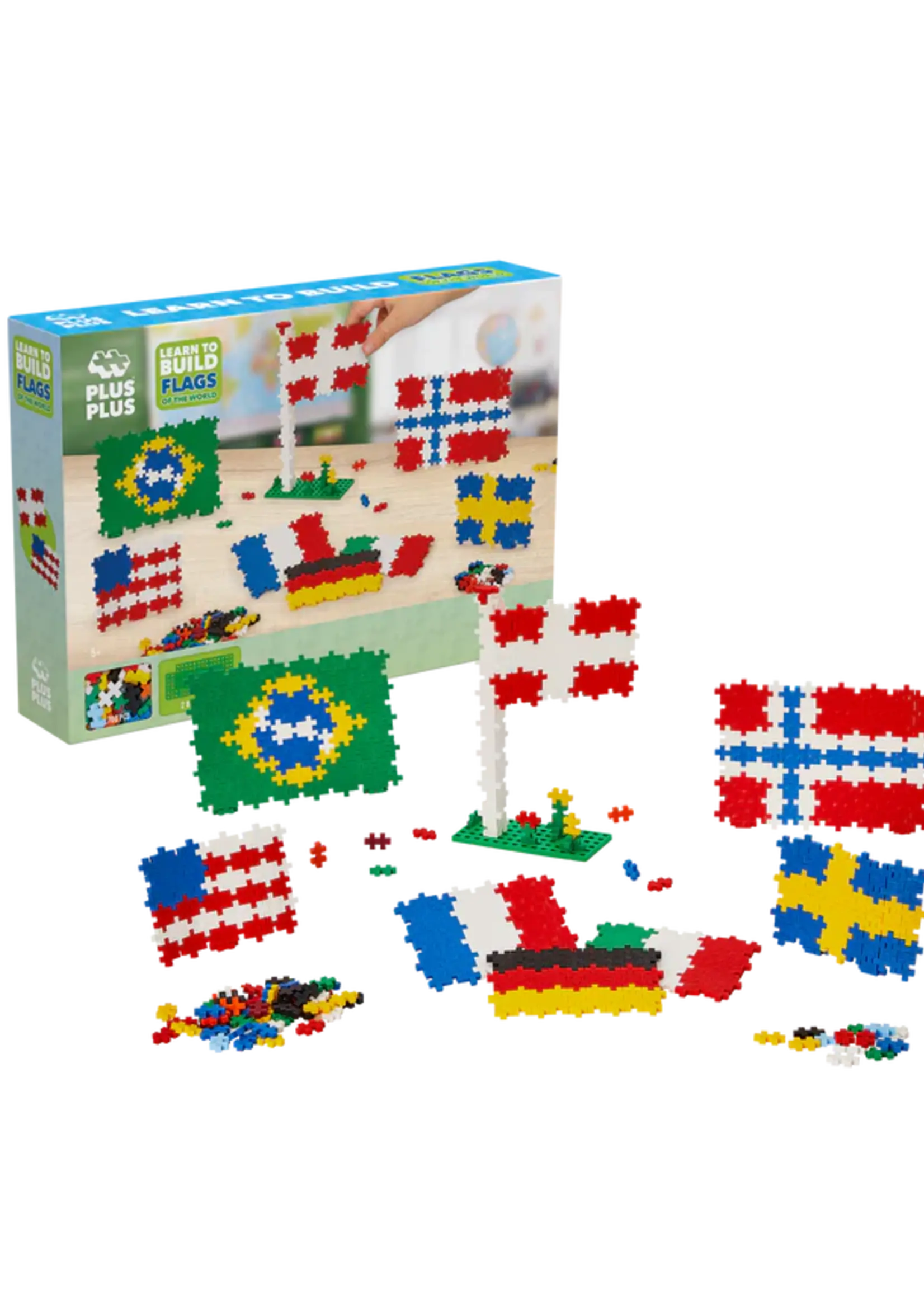 PlusPlus Plus Plus - Learn to build - Vlaggen 700ST