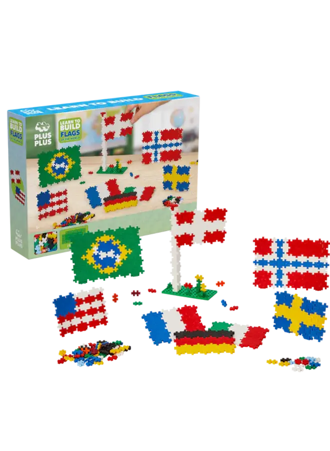 Plus Plus - Learn to build - Vlaggen 700ST
