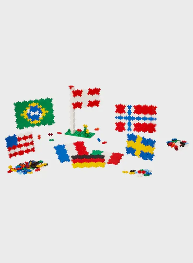 Plus Plus - Learn to build - Vlaggen 700ST