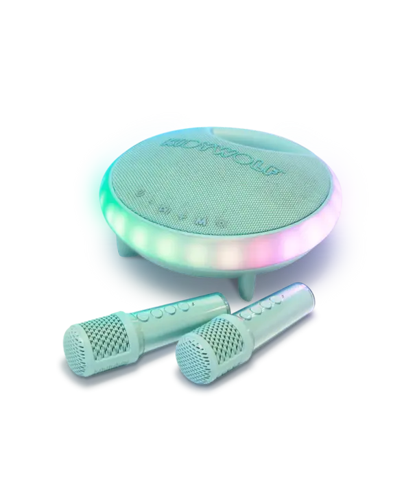 Kidywolf Kidywolf - karaoke 2 microfoons blauw