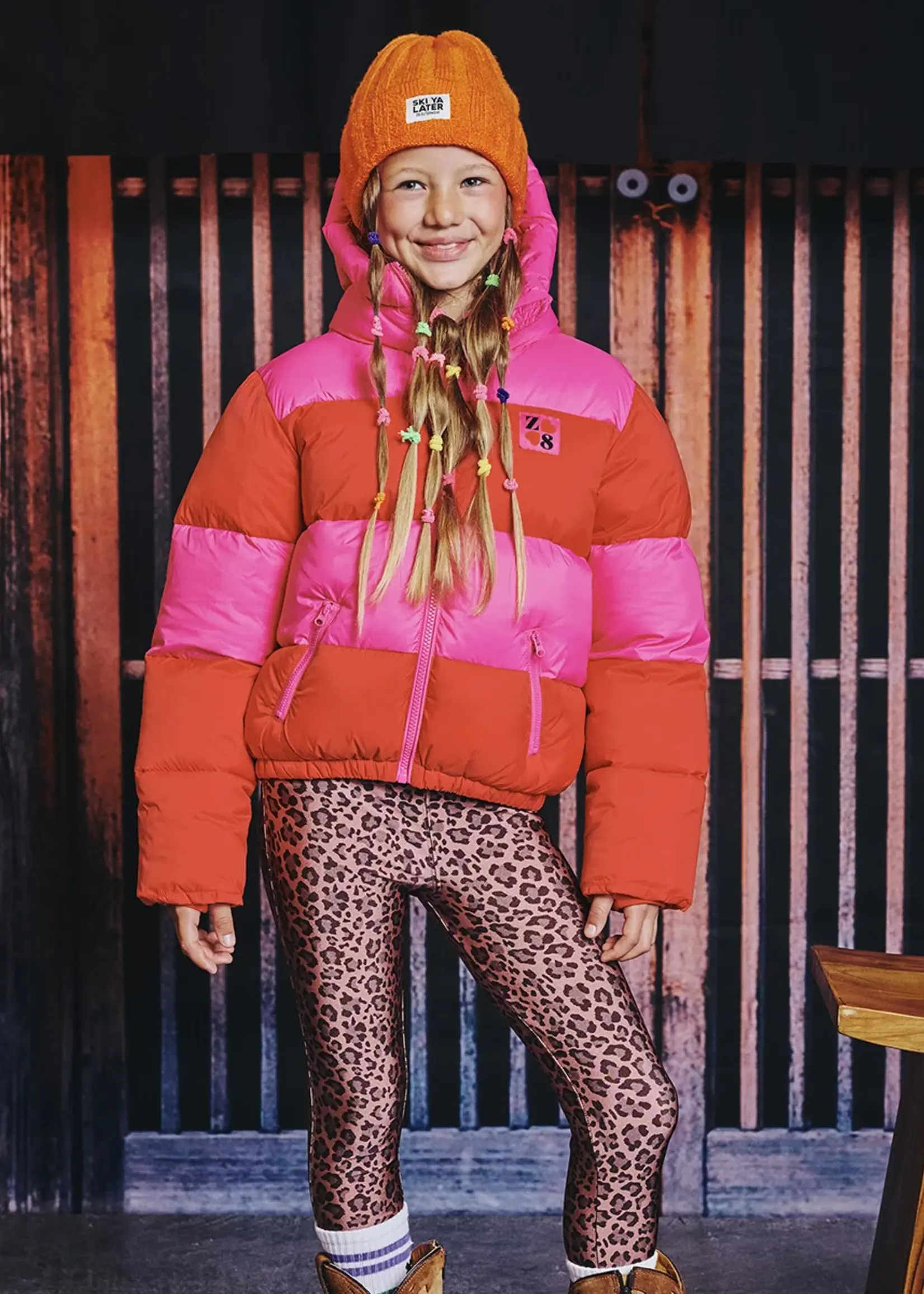 Z8 Z8 Kids W25 - Sayna - Amber brown/AOP