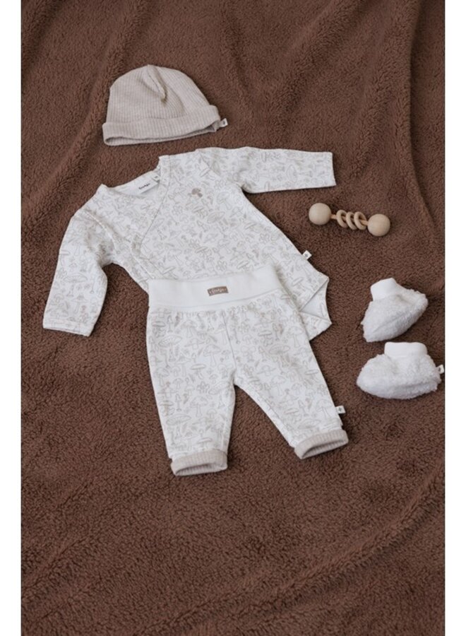 Feetje W25 - Dear Autumn -  Mutsje rib Taupe