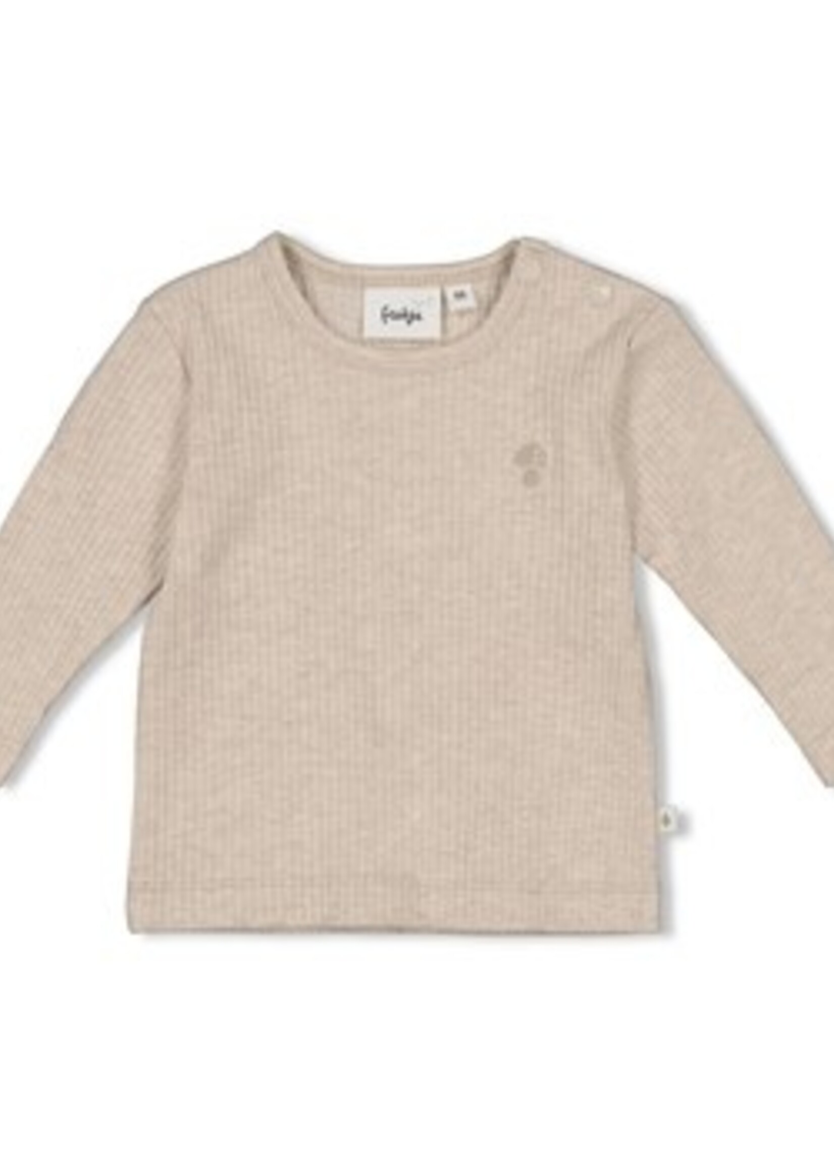Feetje Feetje W25 - Dear Autumn - Longsleeve rib  Taupe