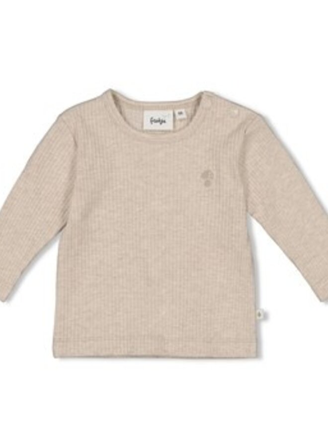 Feetje W25 - Dear Autumn - Longsleeve rib  Taupe