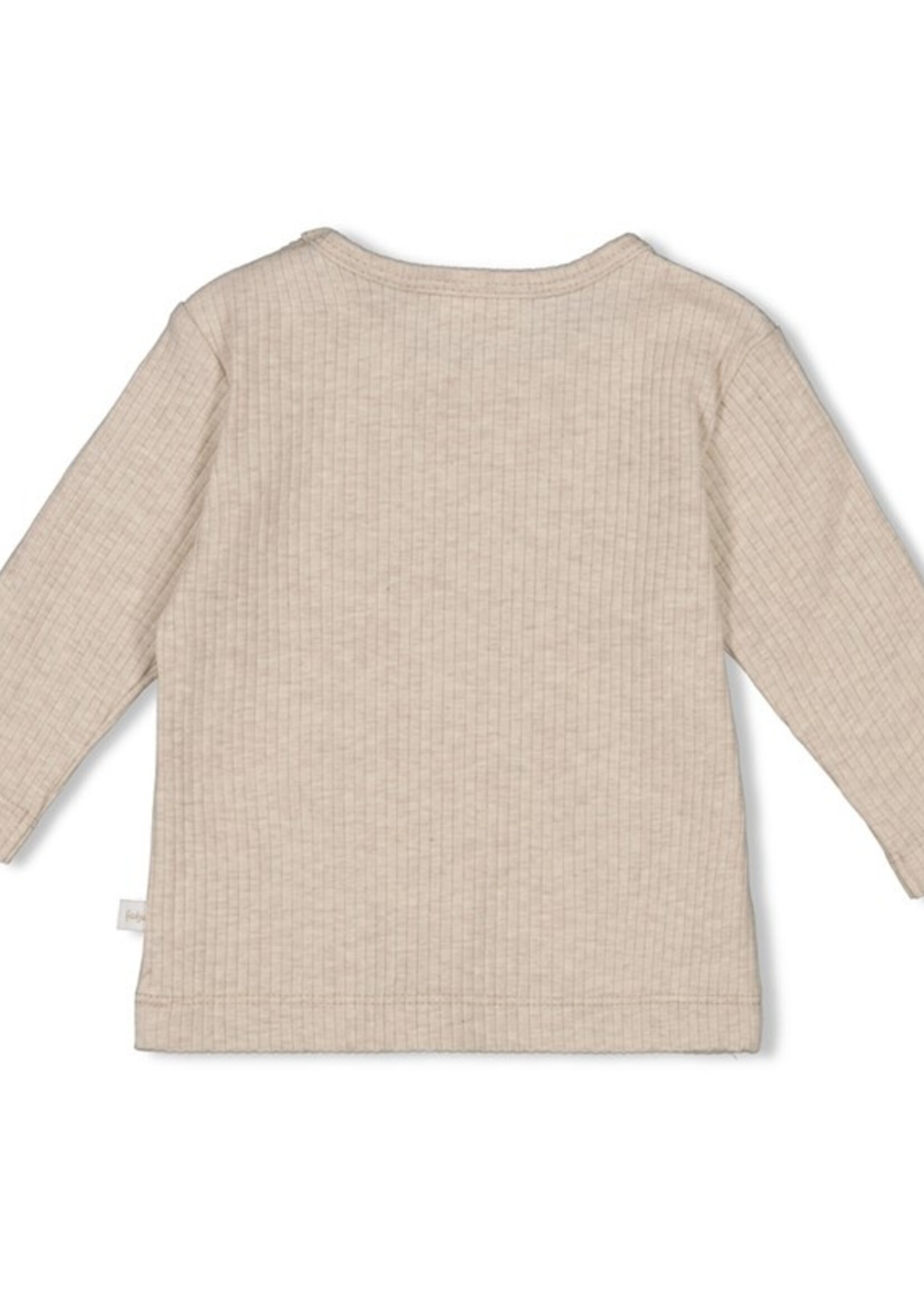Feetje Feetje W25 - Dear Autumn - Longsleeve rib  Taupe