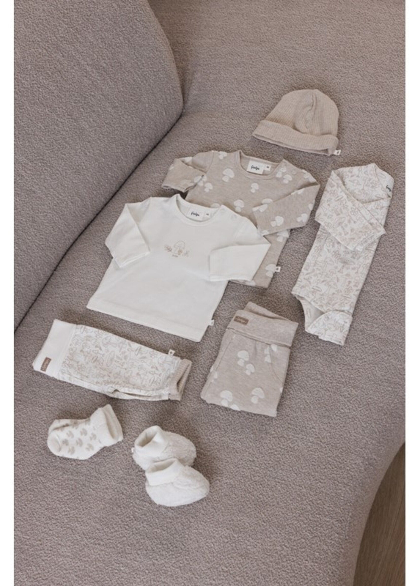 Feetje Feetje W25 - Dear Autumn - Longsleeve rib  Taupe