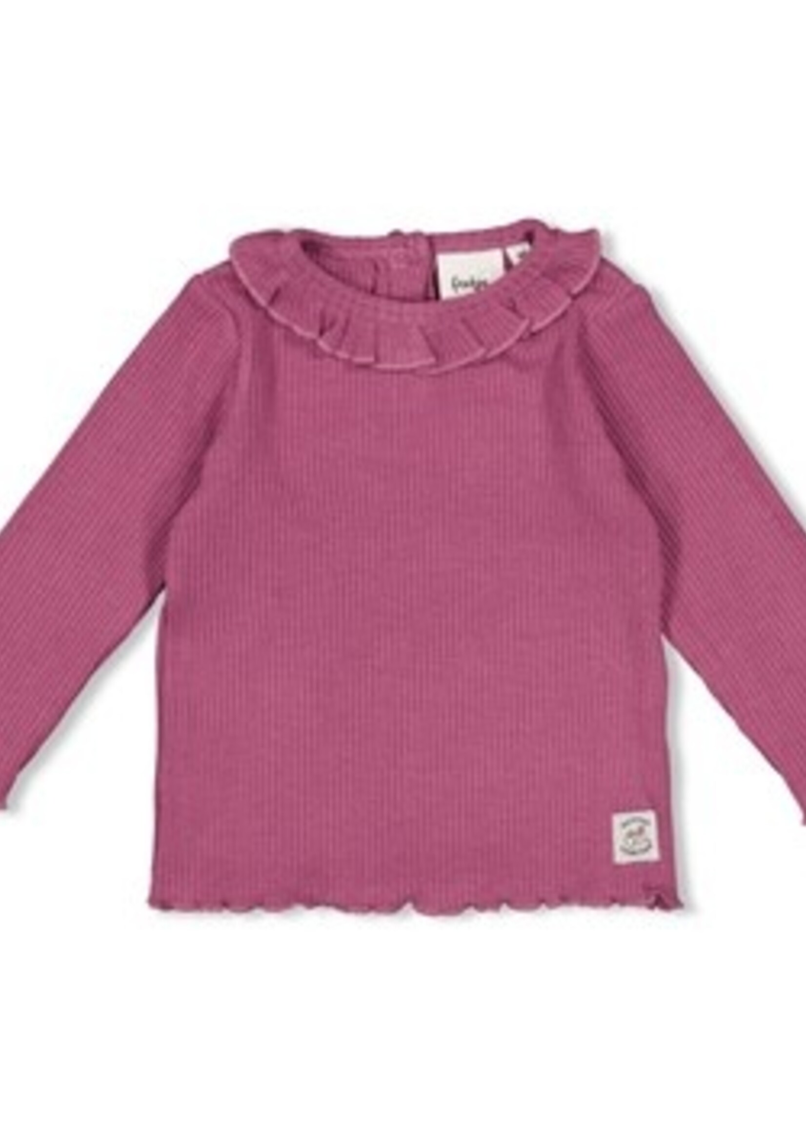 Feetje Feetje W25 - Better Together - Longsleeve rib lila