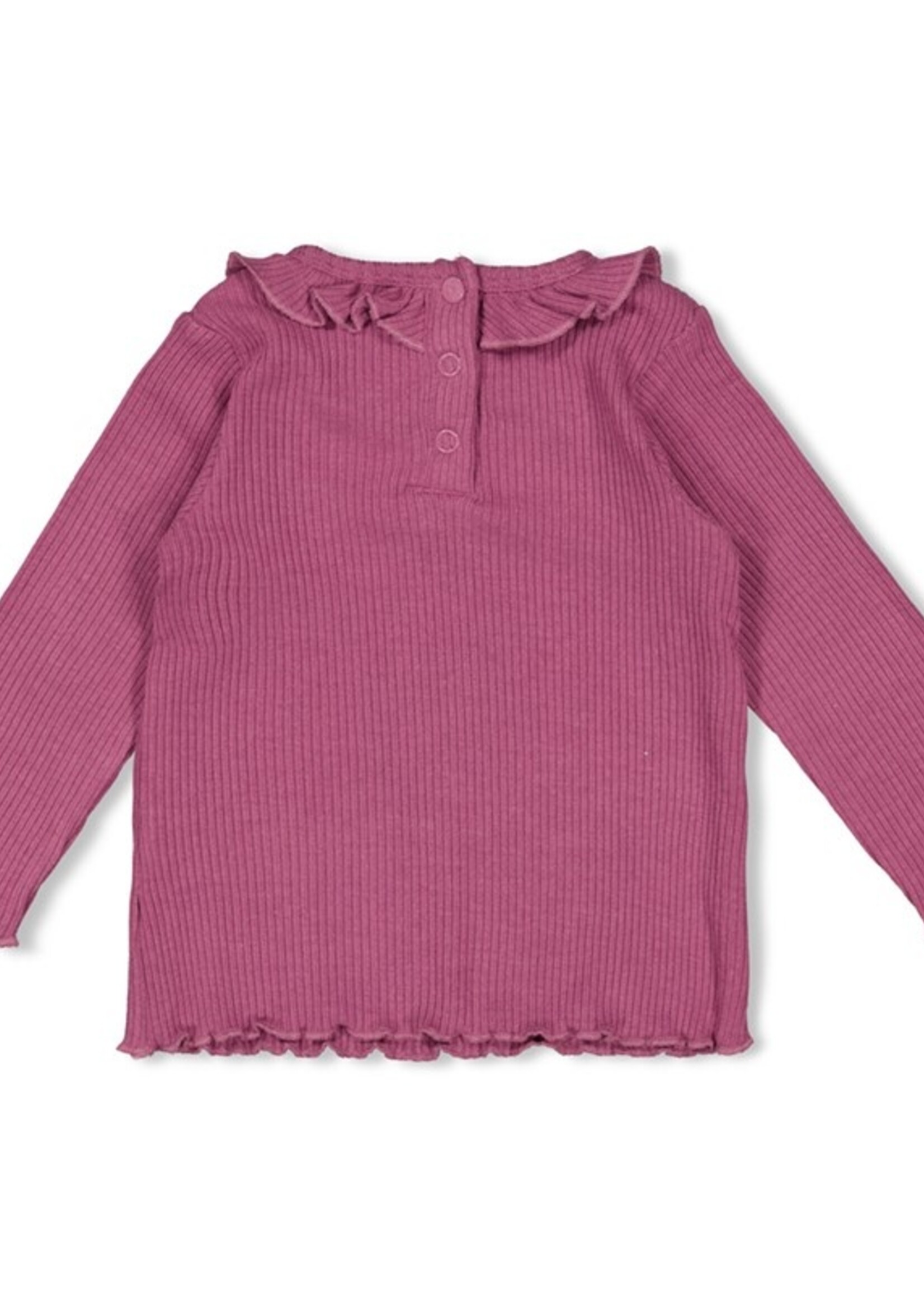 Feetje Feetje W25 - Better Together - Longsleeve rib lila