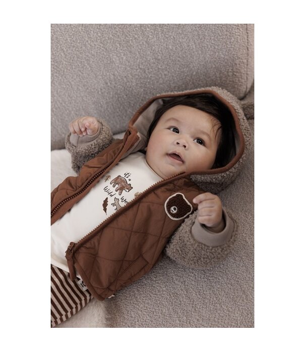 Feetje Feetje W25 - Wild World - Boucle jasje met capuchon