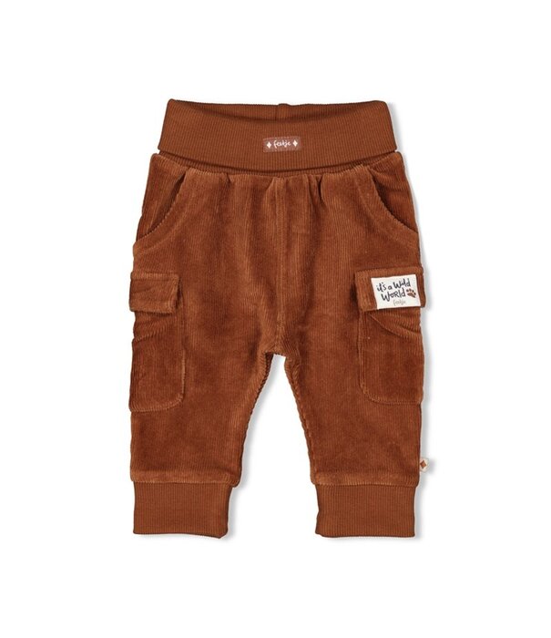 Feetje Feetje W25 - Wild World - Broek rib bruin