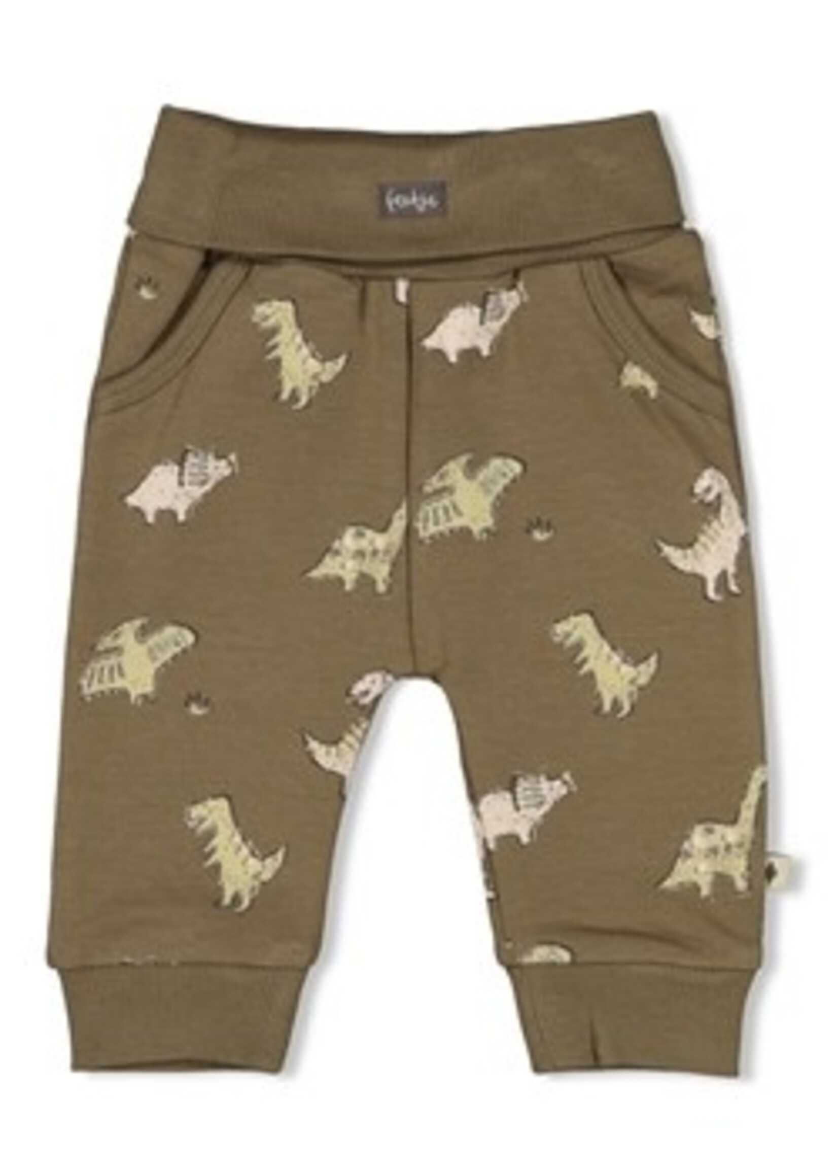 Feetje Feetje W25 - Rawrsome - Broek AOP - Olijf