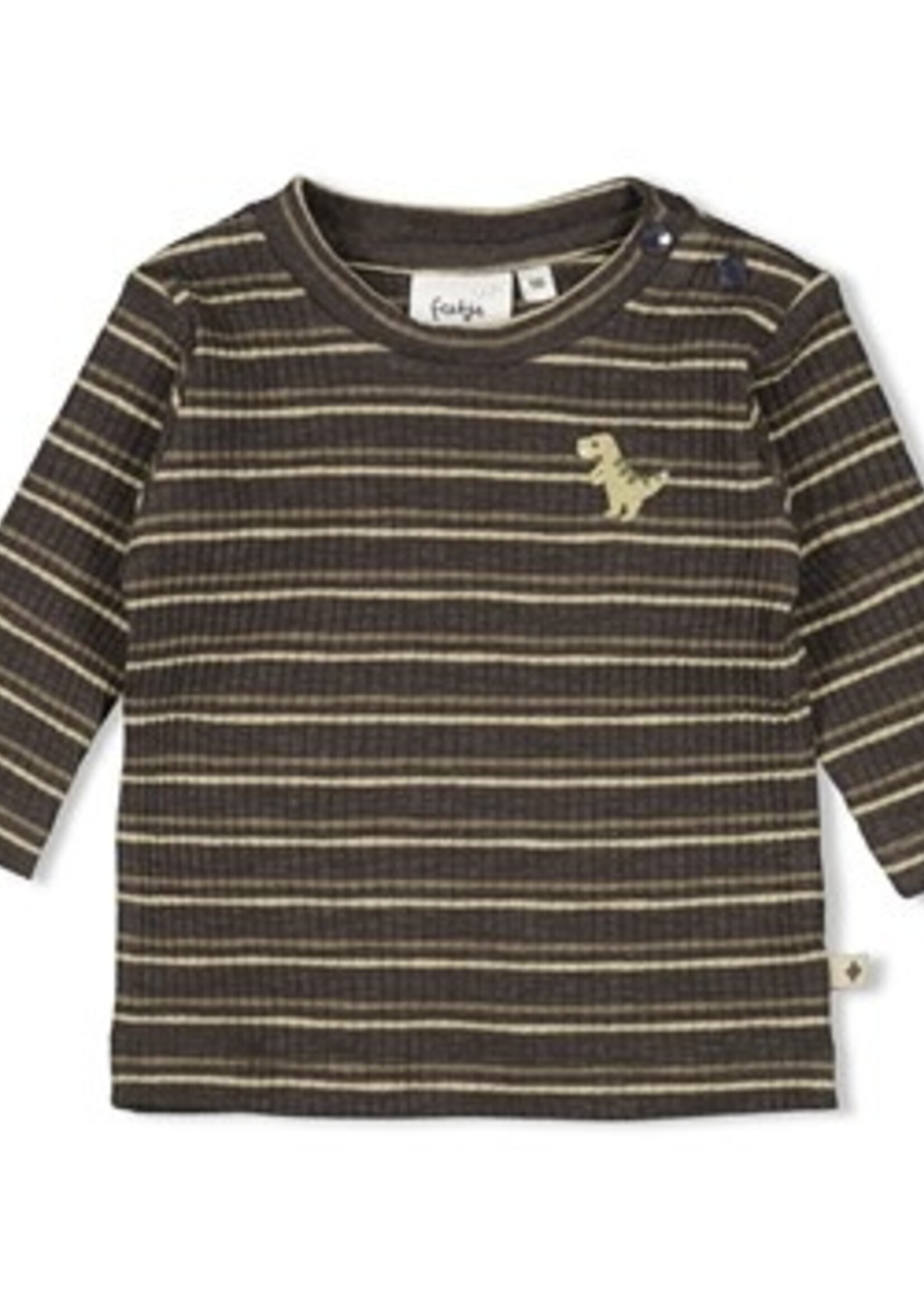 Feetje Feetje W25 - Rawrsome - Longsleeve rib met streep