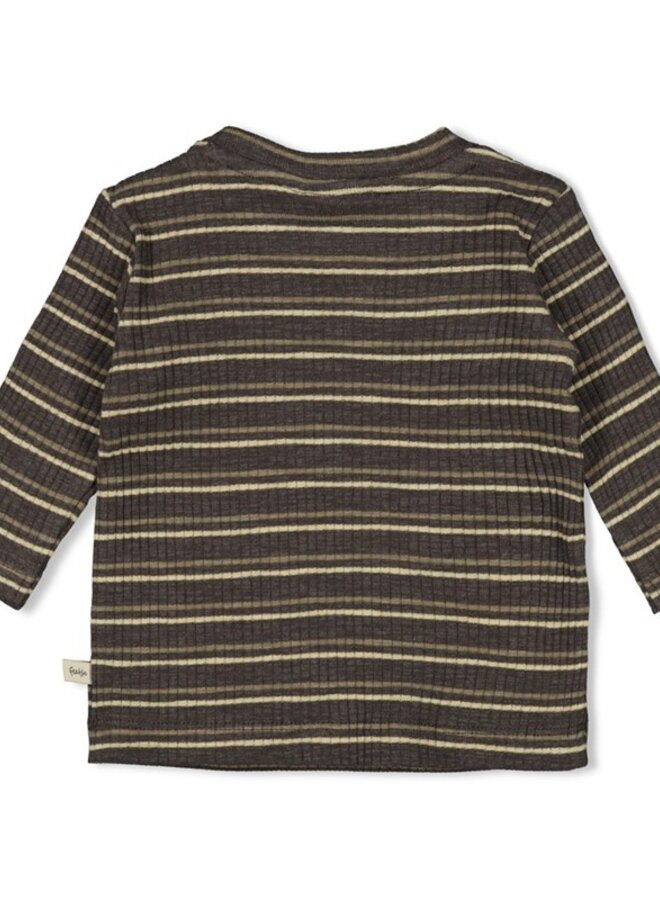 Feetje W25 - Rawrsome - Longsleeve rib met streep