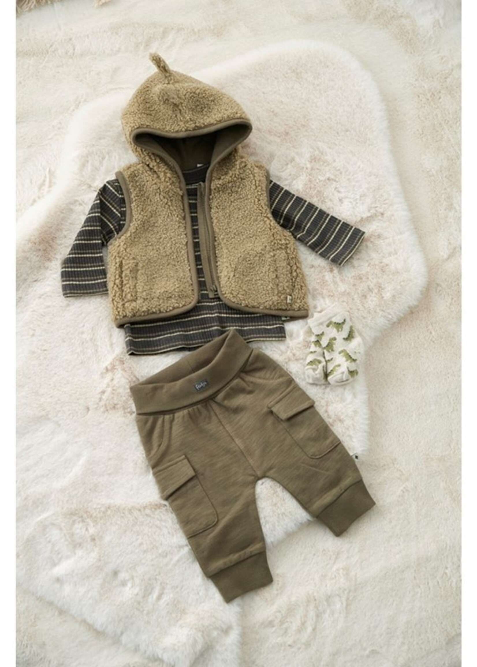 Feetje Feetje W25 - Rawrsome - Longsleeve rib met streep