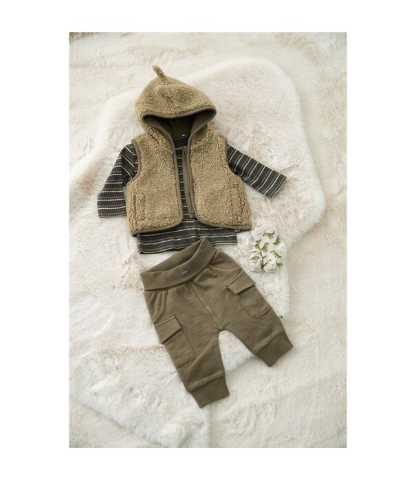 Feetje Feetje W25 - Rawrsome - Longsleeve rib met streep