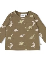 Feetje Feetje W25 - Rawrsome - Longsleeve AOP Olijf