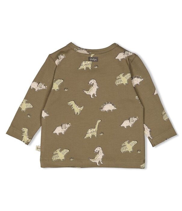 Feetje Feetje W25 - Rawrsome - Longsleeve AOP Olijf
