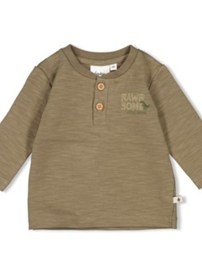 Feetje W25 - Rawrsome - Longsleeve Olijf