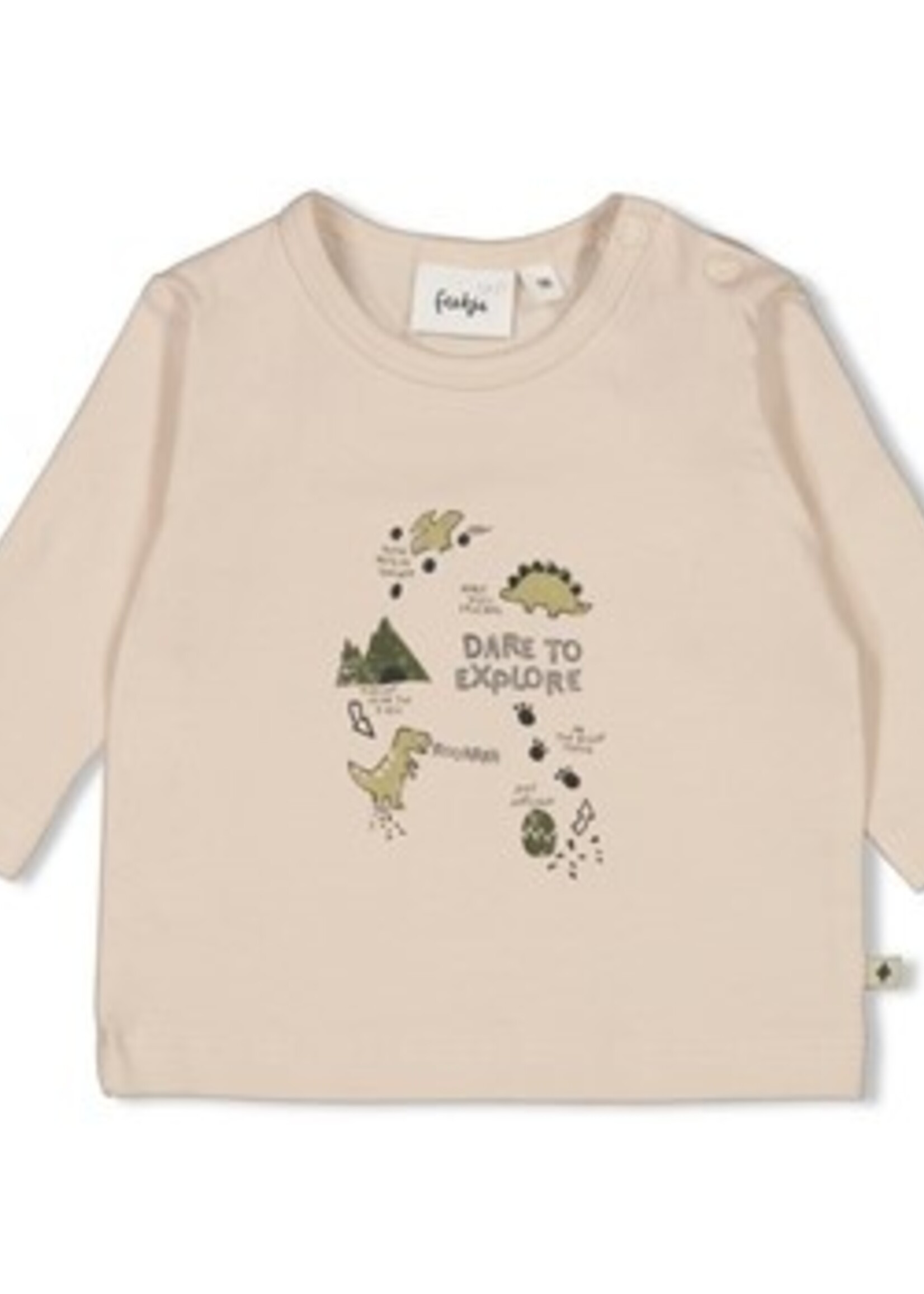 Feetje Feetje W25 - Rawrsome - Longsleeve Offwhite