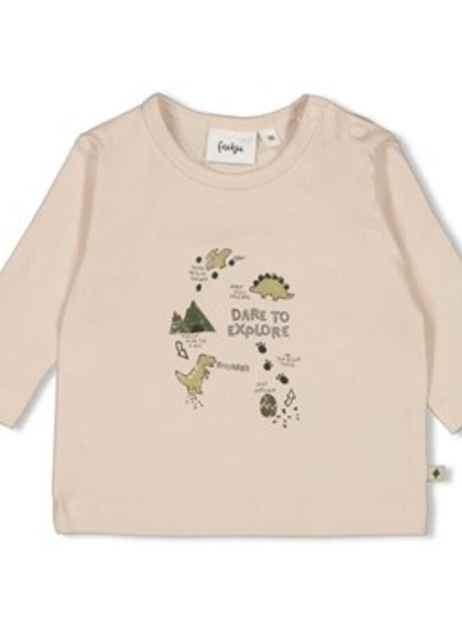 Feetje W25 - Rawrsome - Longsleeve Offwhite