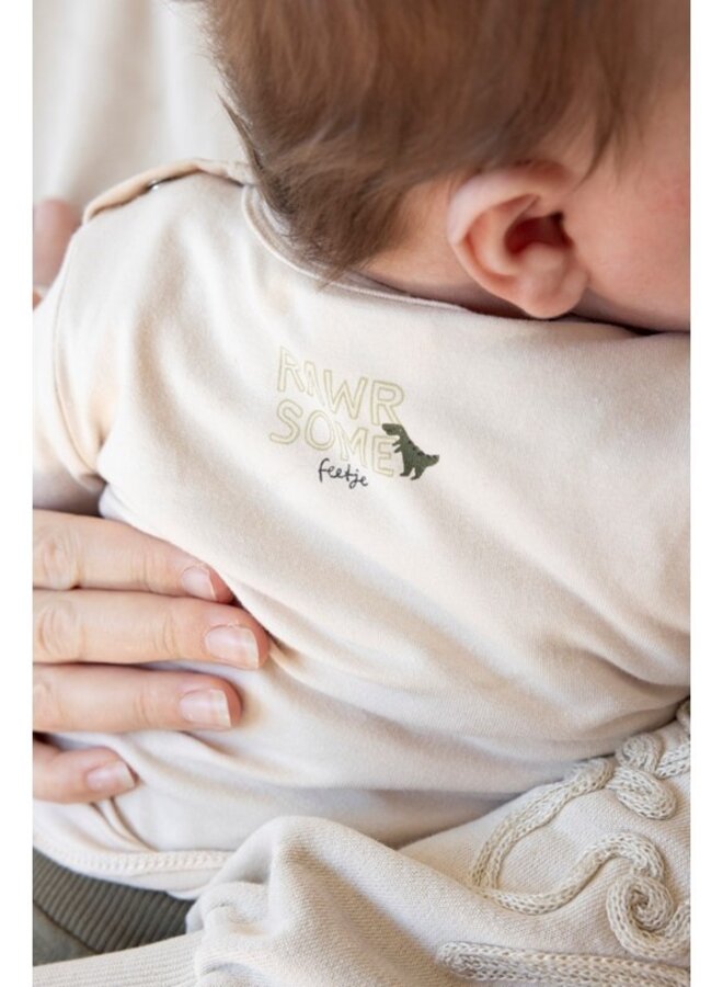 Feetje W25 - Rawrsome - Longsleeve Offwhite