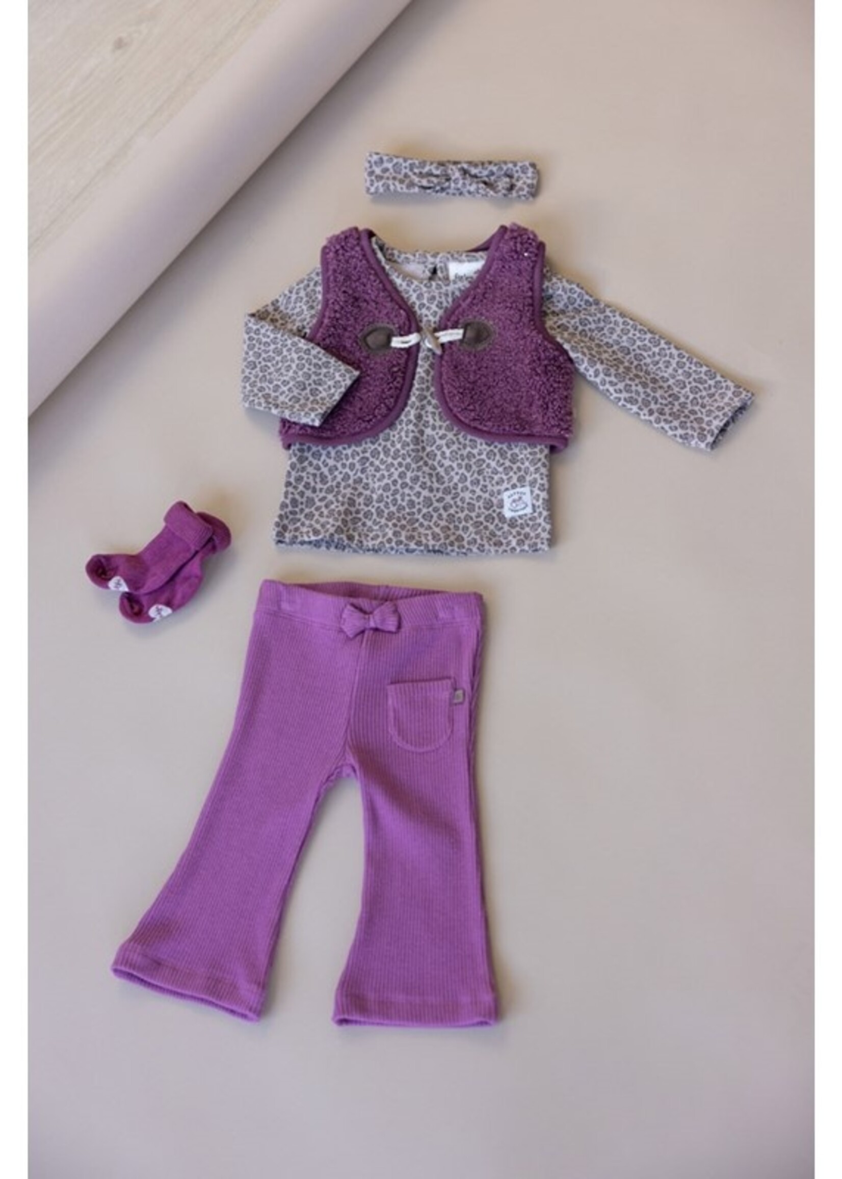 Feetje Feetje W25 - Better Together - Flare broek lila